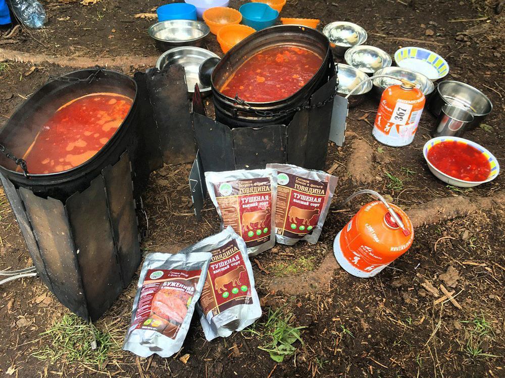 школьный поход питание детский кронидов консервы тушенка говяжья борщ реторт упаковка
