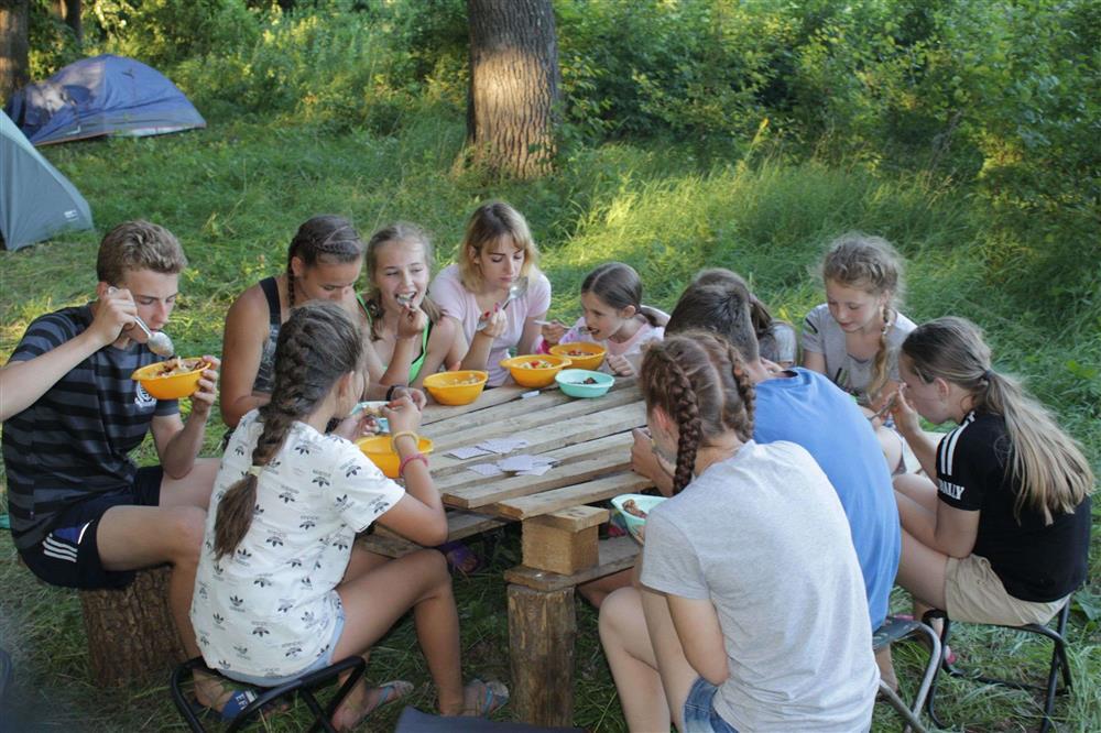 школьный поход питание детский еда организация турслет туризм