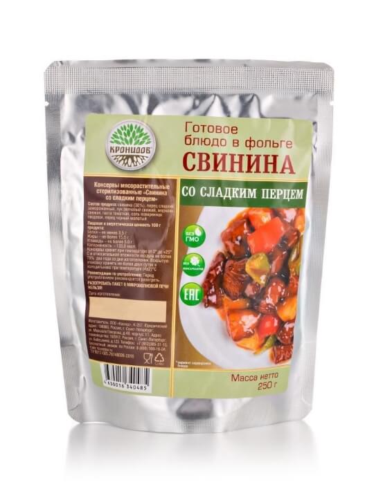 Свинина с перцем