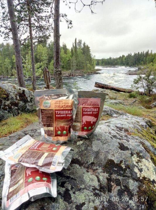 Свинина на природе