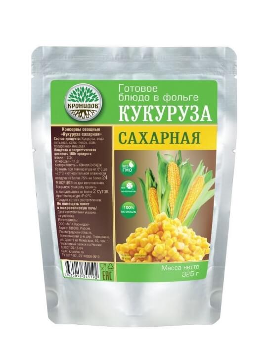 Кукуруза консервированная