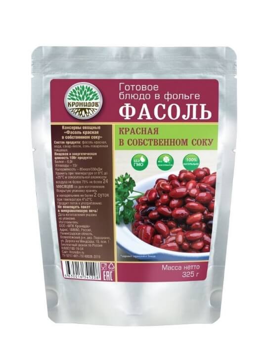 Красная фасоль в соку