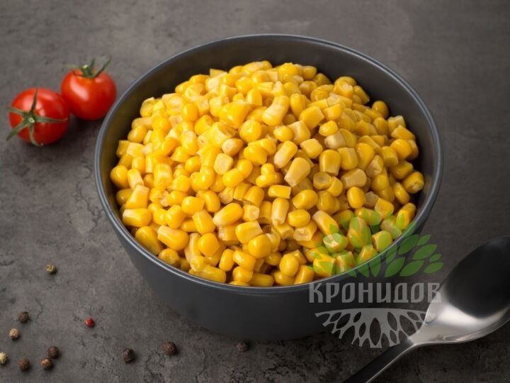 Кукуруза в тарелке