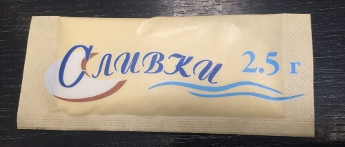 Изображение Смесь сухая быстрорастворимая со вкусом сливок 2,5г