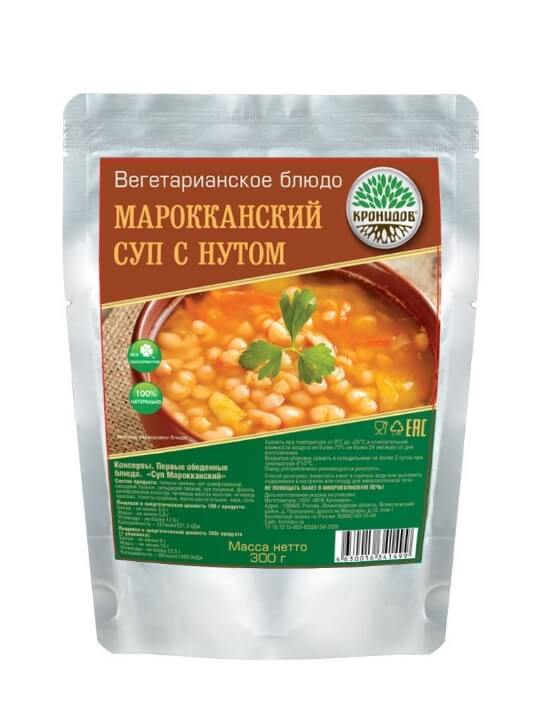 Марокканский суп с нутом