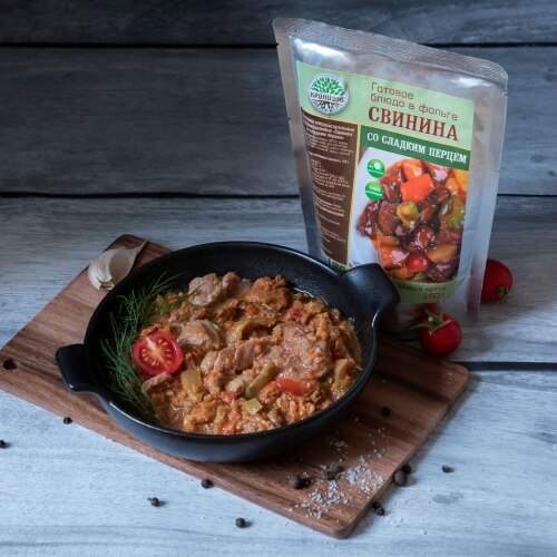 Свинина со сладким перцем