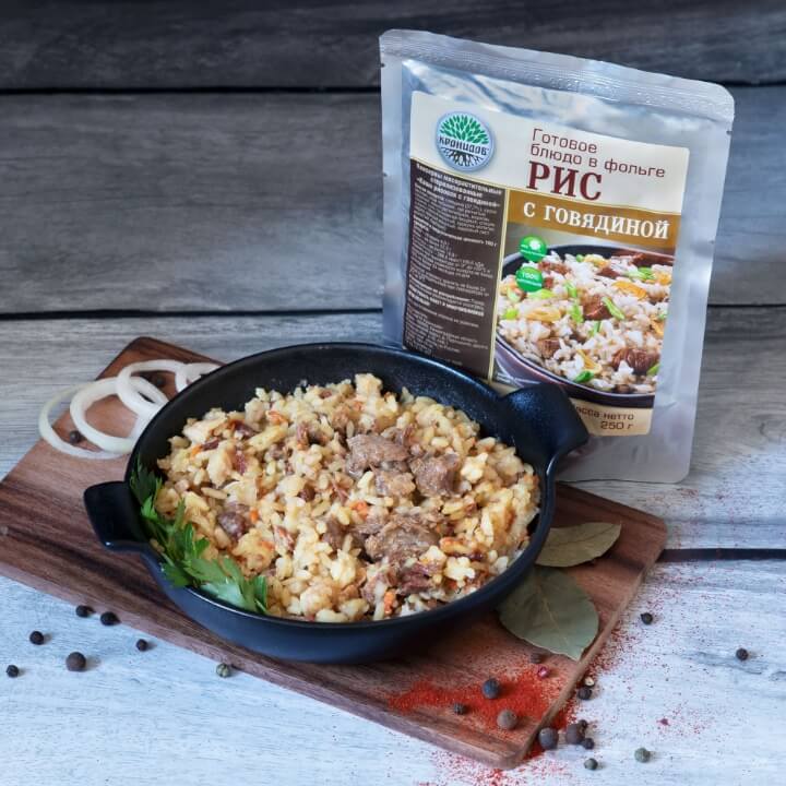 Рис с говядиной