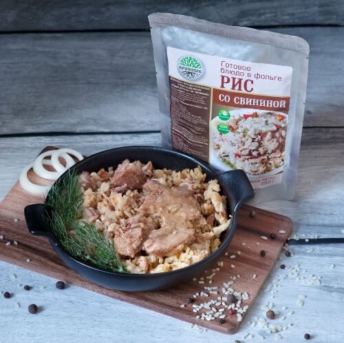 Рис со свининой