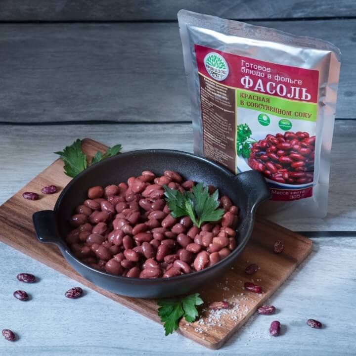 Фасоль в собственном соку