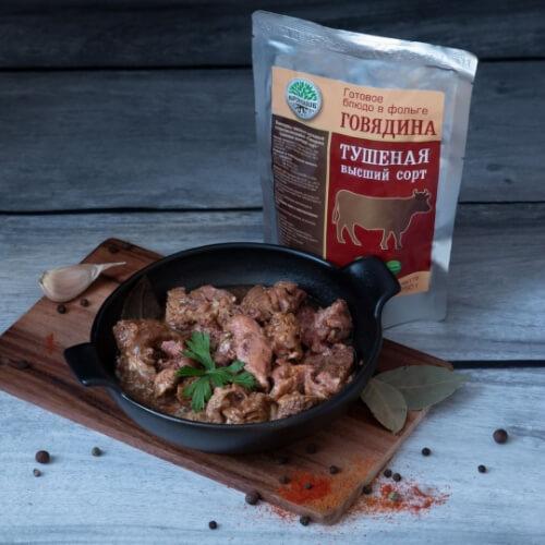 Говядина тушеная 250 гр высший сорт