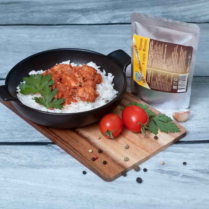 Курица в соусе Мехико