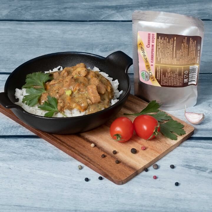 Свинина в сливочном соусе