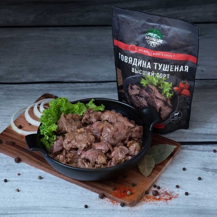 Говядина тушеная