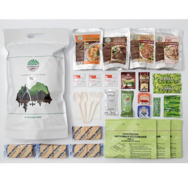 Рацион питания паек 4 раскладка