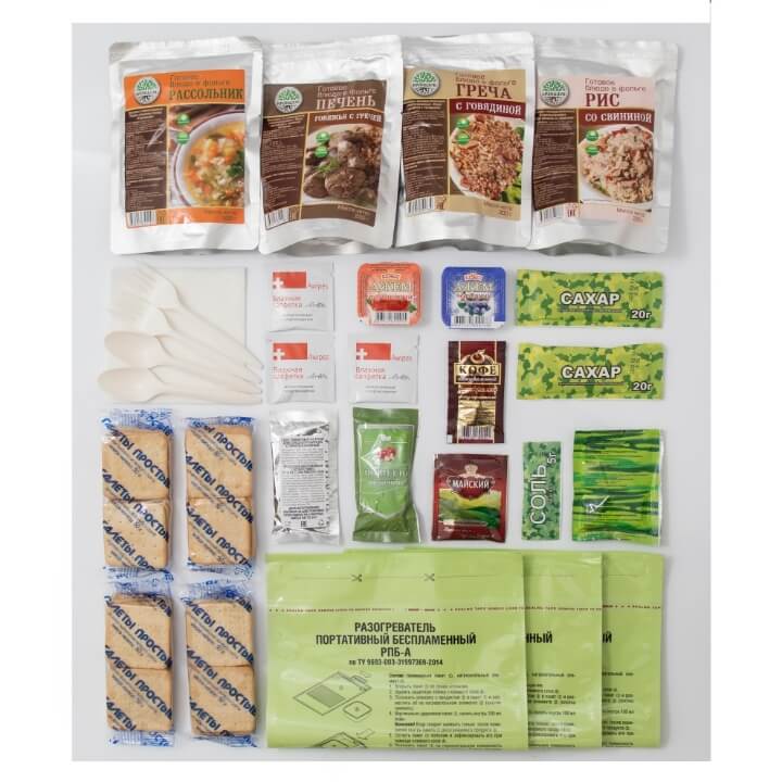 Индивидуальный рацион питания 4 состав