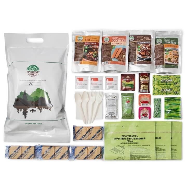 Индивидуальный рацион питания 7 раскладка